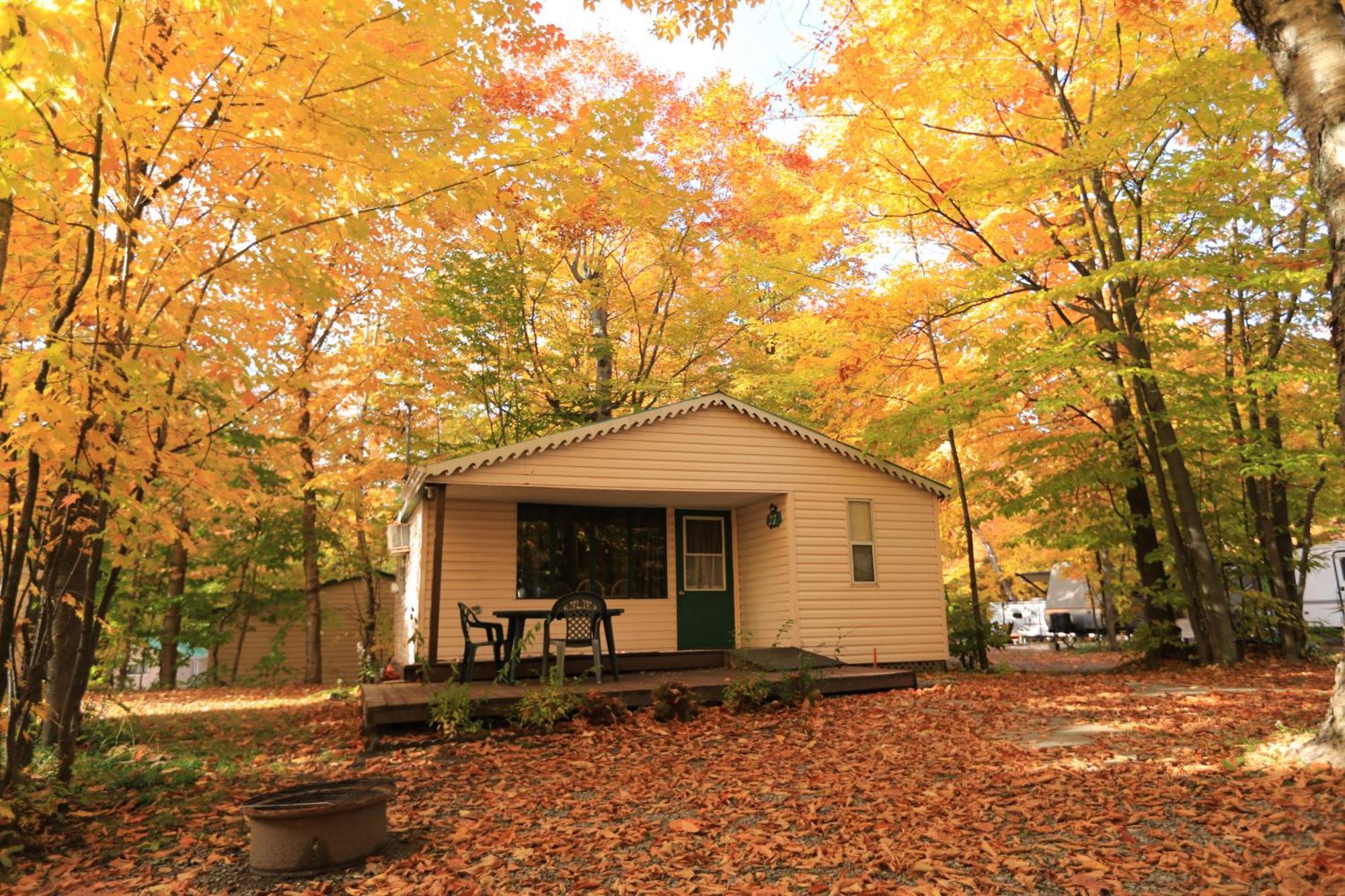 Camping Chalets Lac St-Augustin Ciudad de Quebec Exterior foto