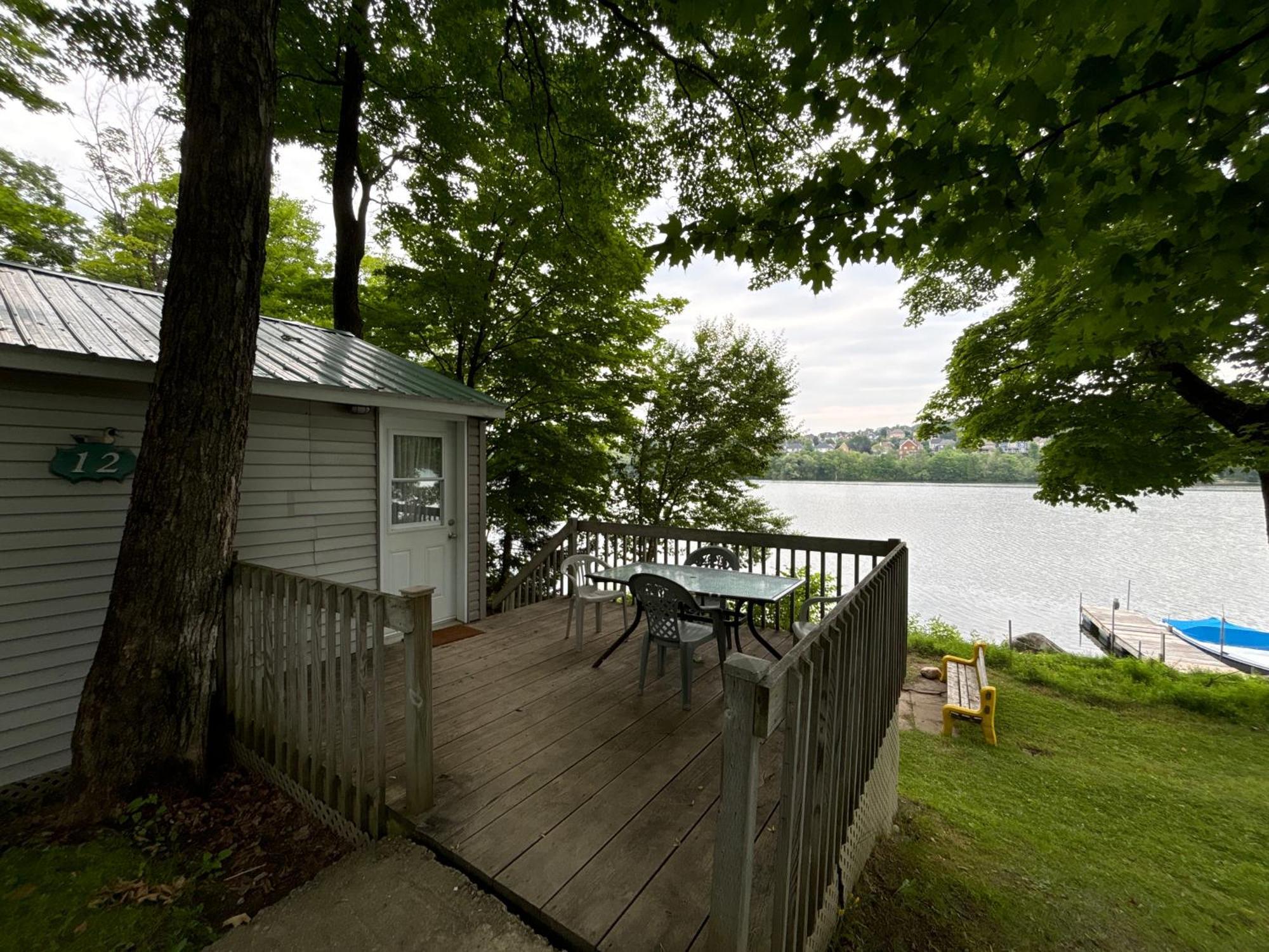 Camping Chalets Lac St-Augustin Ciudad de Quebec Exterior foto