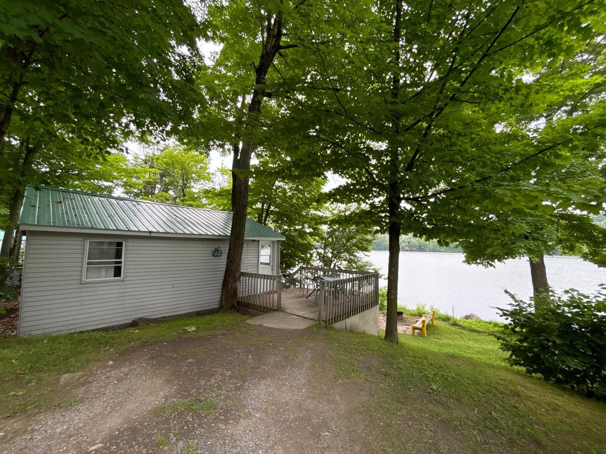 Camping Chalets Lac St-Augustin Ciudad de Quebec Exterior foto