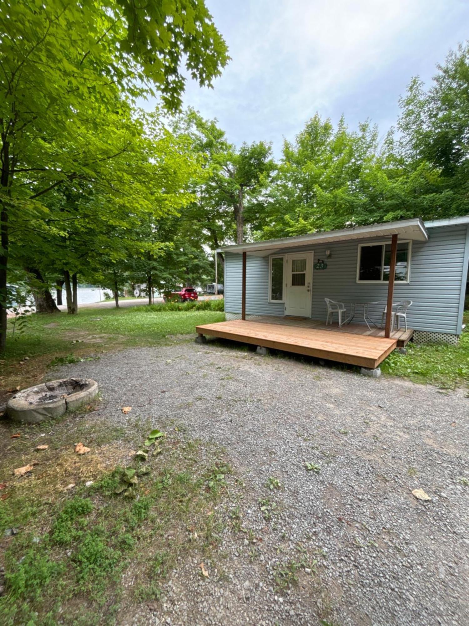 Camping Chalets Lac St-Augustin Ciudad de Quebec Exterior foto