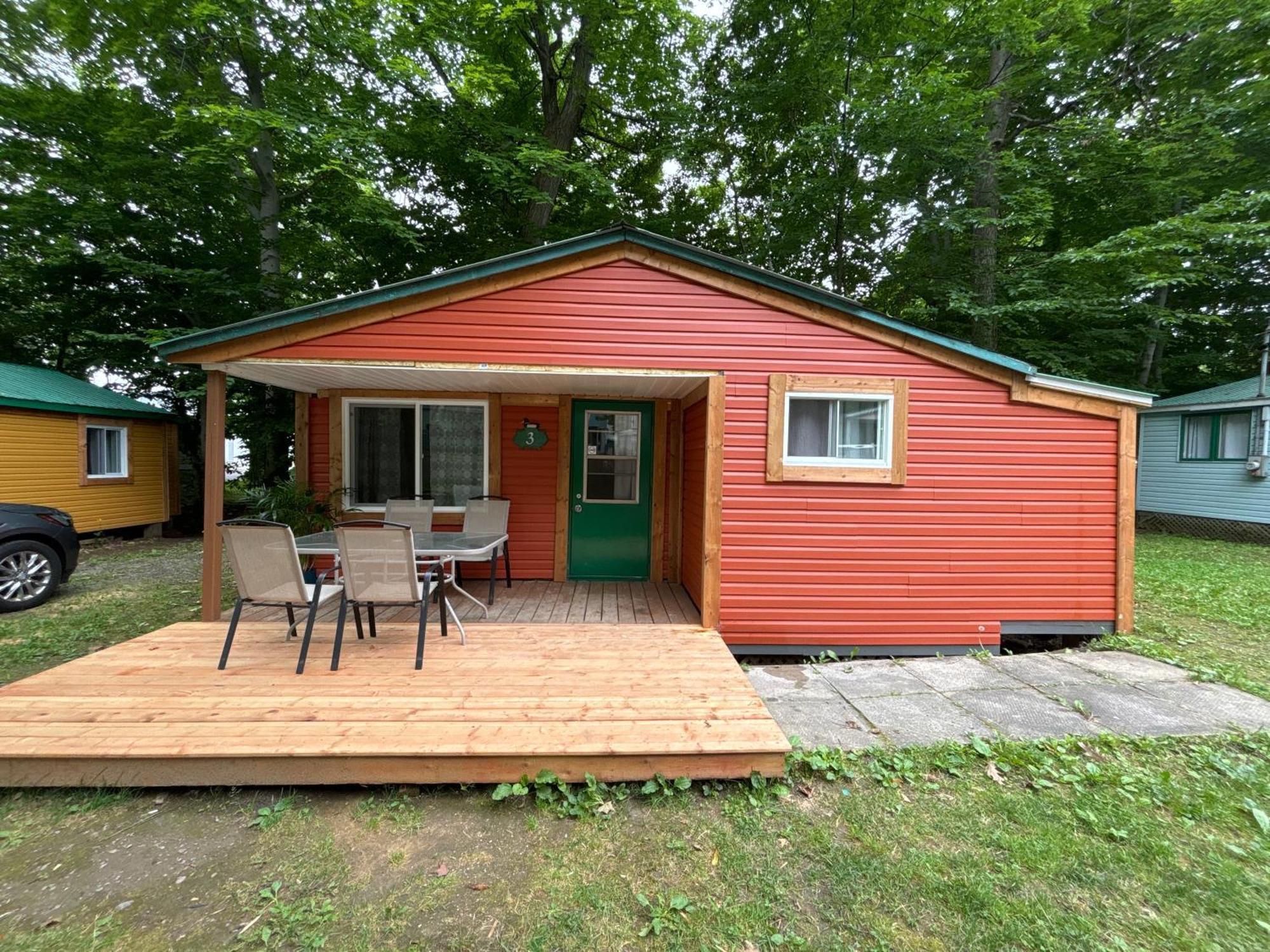 Camping Chalets Lac St-Augustin Ciudad de Quebec Exterior foto