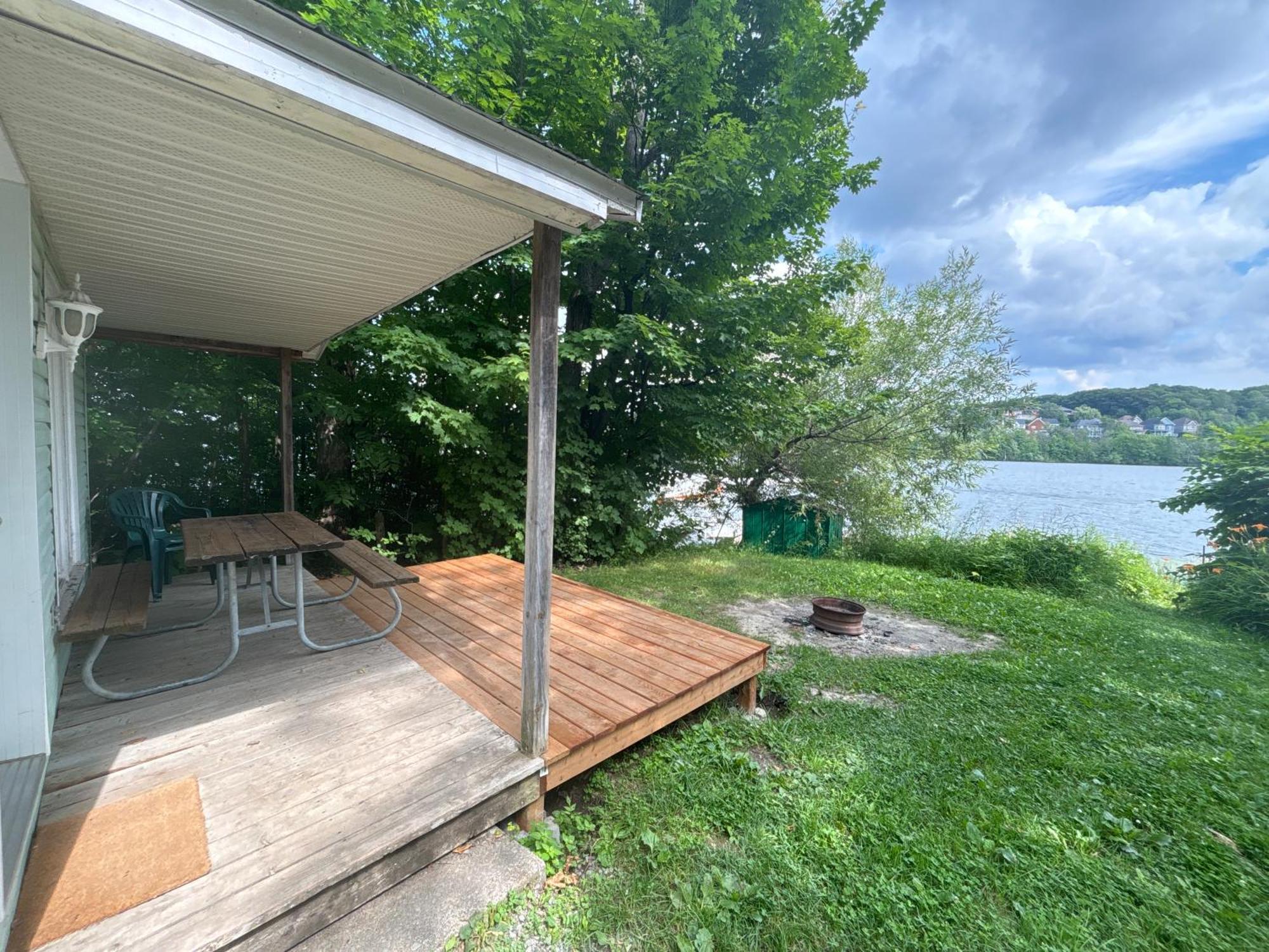 Camping Chalets Lac St-Augustin Ciudad de Quebec Exterior foto