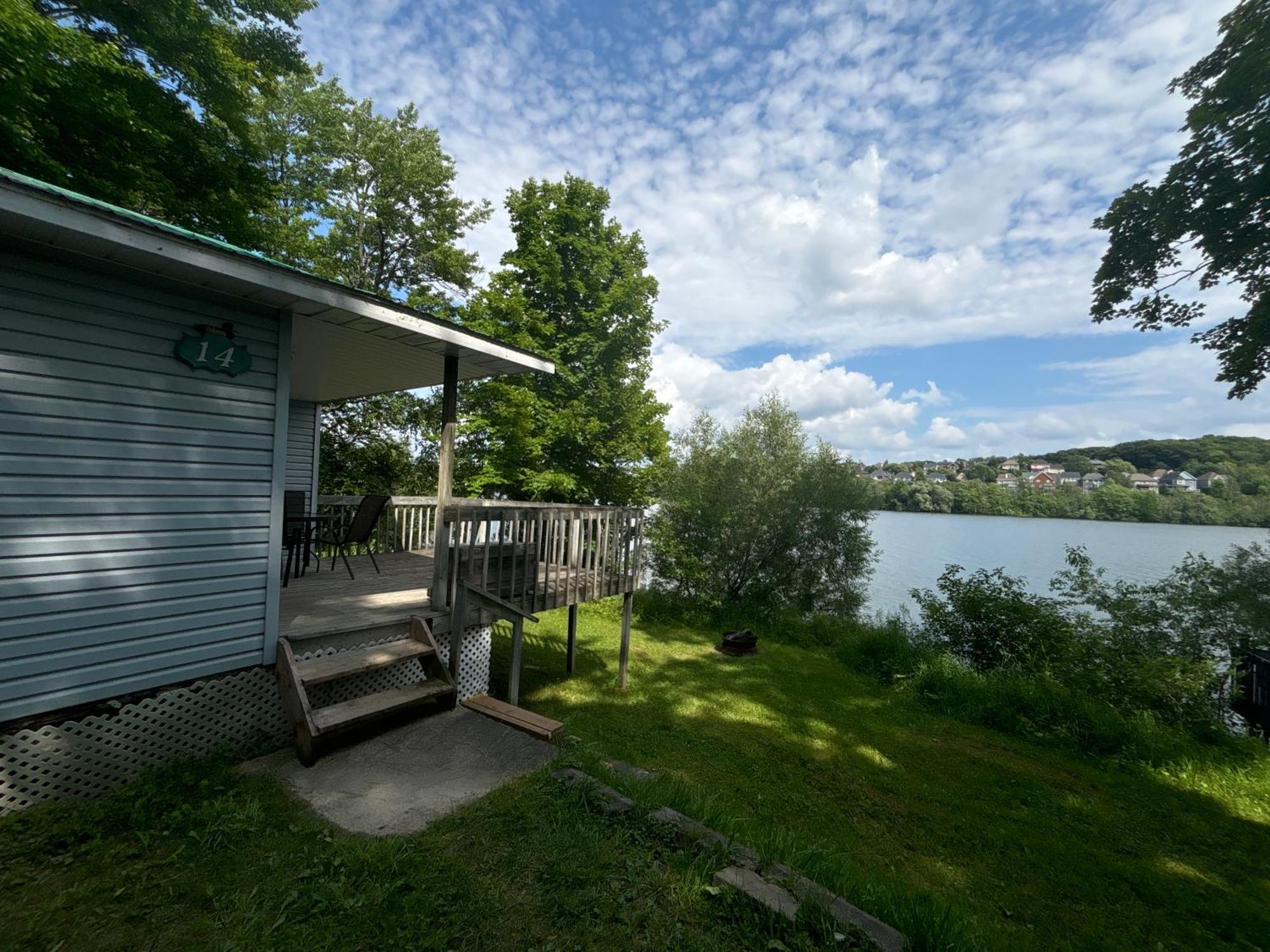 Camping Chalets Lac St-Augustin Ciudad de Quebec Exterior foto