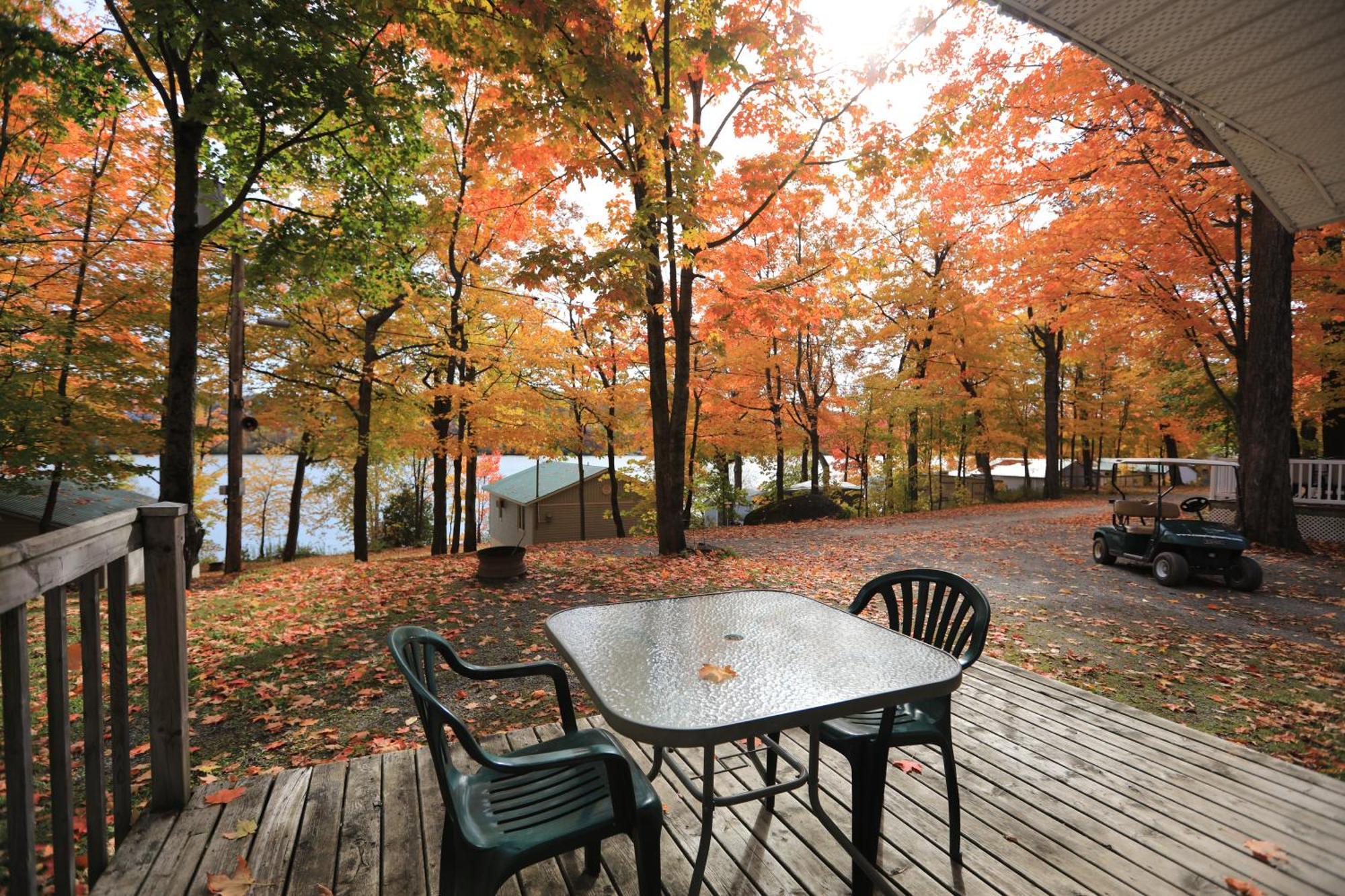 Camping Chalets Lac St-Augustin Ciudad de Quebec Exterior foto