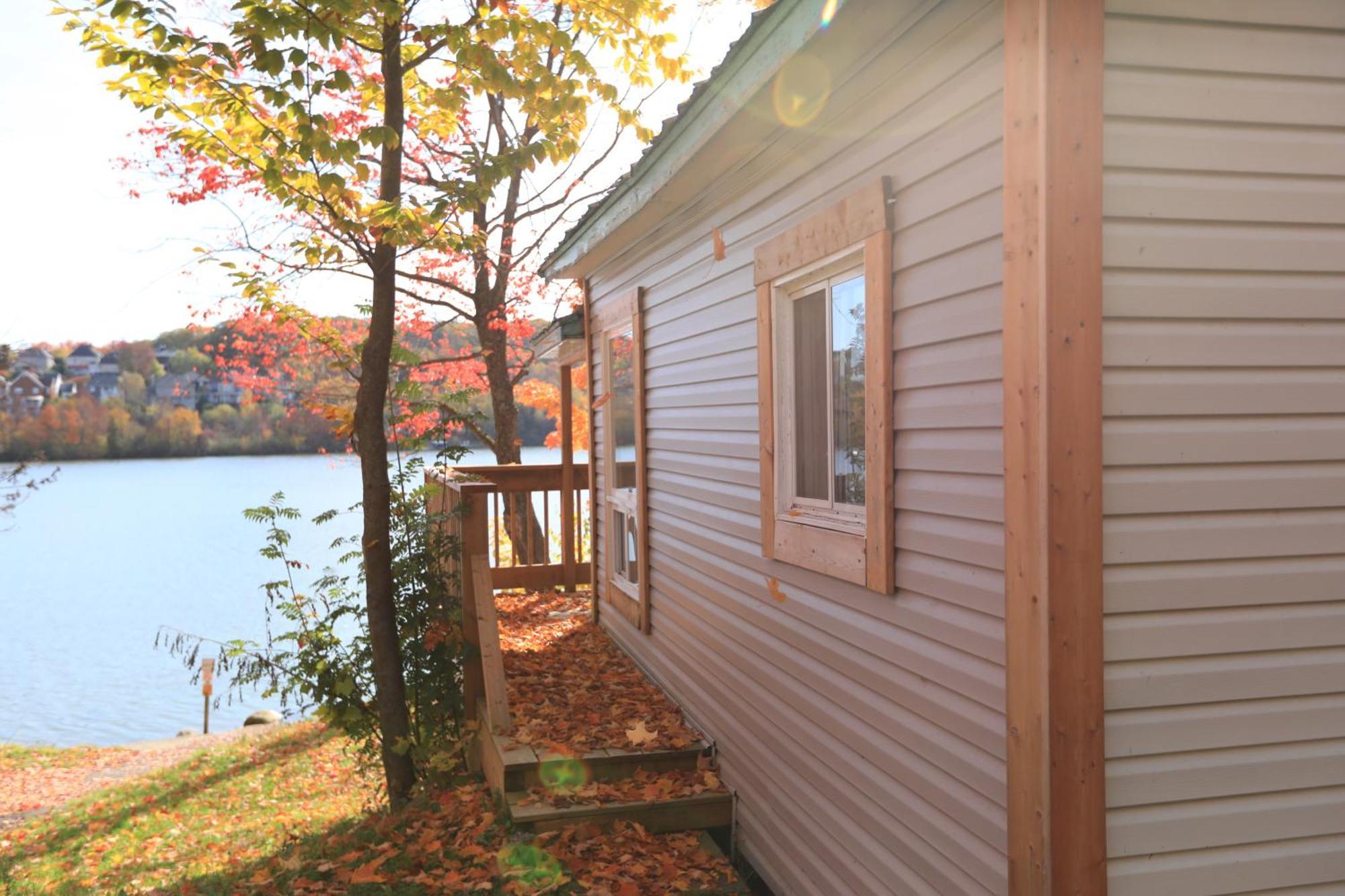 Camping Chalets Lac St-Augustin Ciudad de Quebec Exterior foto