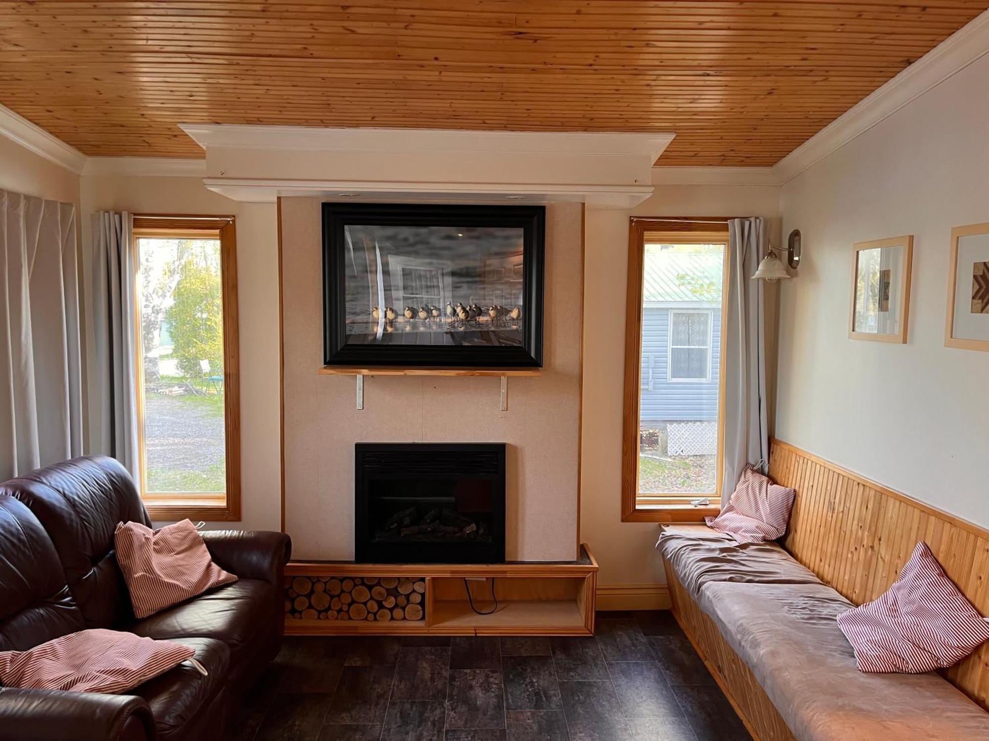 Camping Chalets Lac St-Augustin Ciudad de Quebec Exterior foto