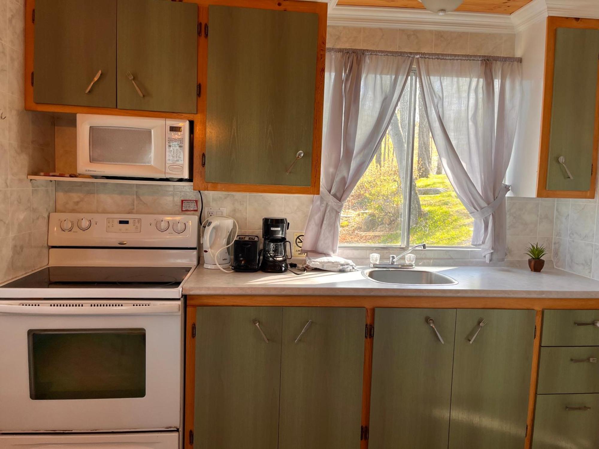 Camping Chalets Lac St-Augustin Ciudad de Quebec Exterior foto