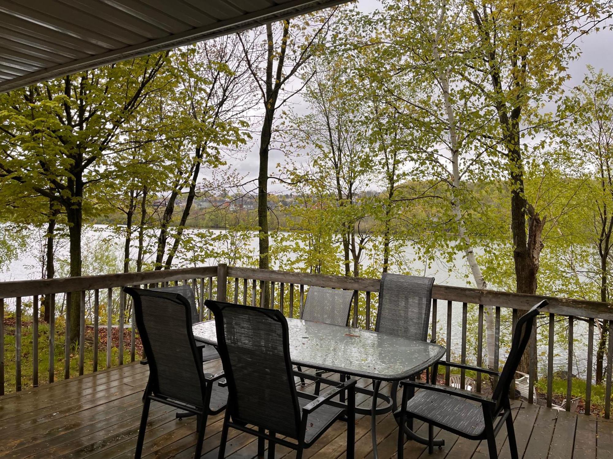 Camping Chalets Lac St-Augustin Ciudad de Quebec Exterior foto